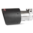 Load image into Gallery viewer, MBRP Universal Carbon Fiber Tip 4in OD/3in Inlet/7.7in L - Side View