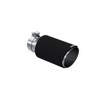 Load image into Gallery viewer, MBRP Universal Carbon Fiber Tip 6in OD/4in Inlet/12in L - Angle Cut Tip - Main Product View