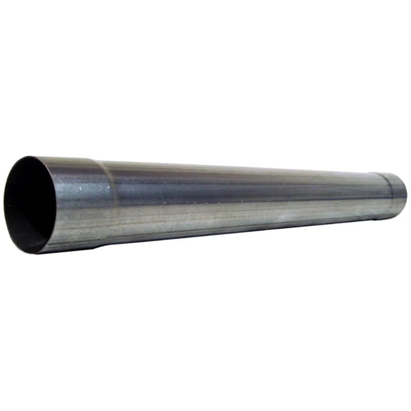 MBRP Universal Dodge Replaces all 36 overall length mufflers 36 Muffler Delete Pipe Aluminized - Side View