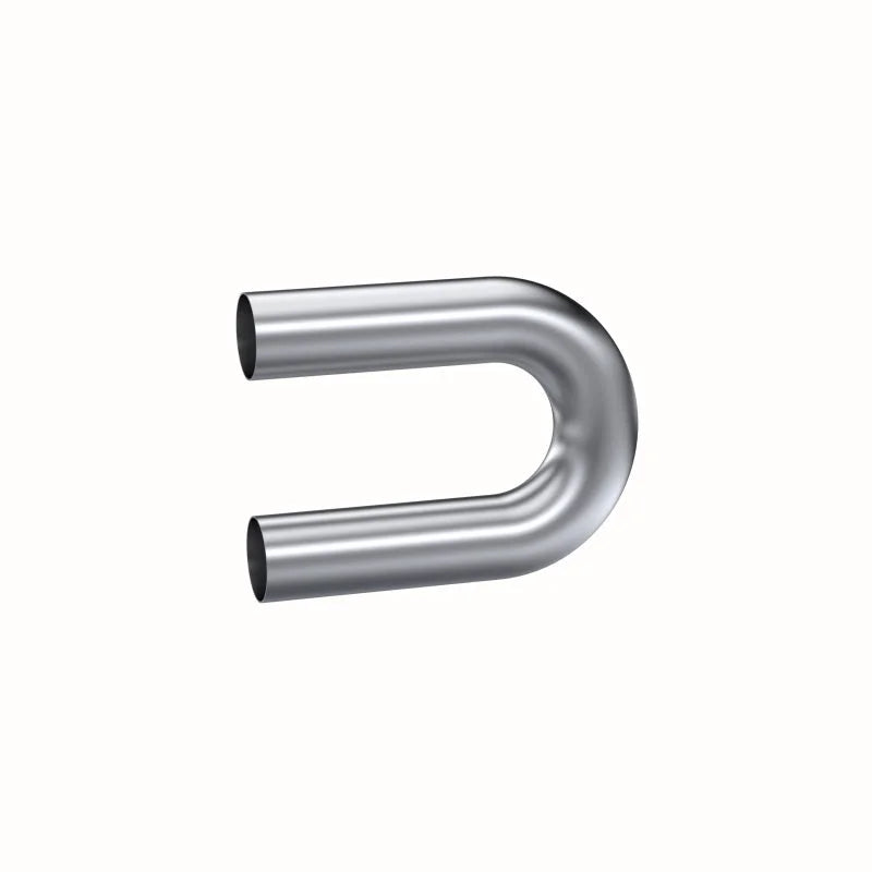 MBRP Universal Mandrel 3in - 180 Deg Bend 12in Legs Aluminized Steel (NO DROPSHIP) - Main Product View