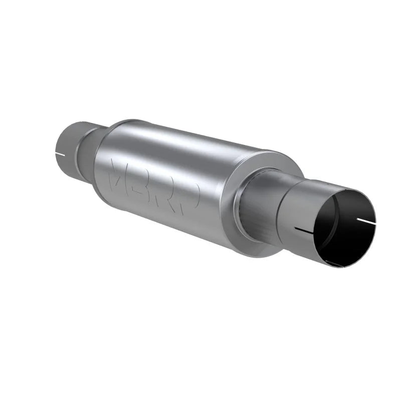 MBRP Universal Muffler 4in Inlet/Outlet 30in Length AL - Side View