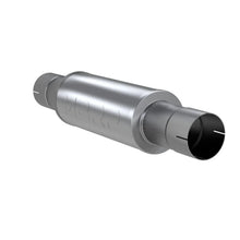 Load image into Gallery viewer, MBRP Universal Muffler 4in Inlet/Outlet 30in Length AL - Side View