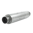 Load image into Gallery viewer, MBRP Universal Quiet Tone Muffler 4in Inlet/Outlet 24in Body 6in Dia 30in Overall Aluminum - Side View