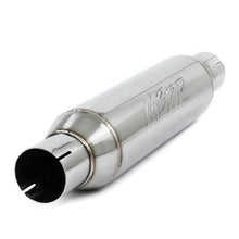 Load image into Gallery viewer, MBRP Universal Resonator 2.5in inlet/outlet 16in body 20in overall T304 - Side View
