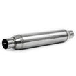 Load image into Gallery viewer, MBRP Universal Resonator 2.5in inlet/outlet 22in body 26in overall T304 - Side View