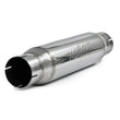 Load image into Gallery viewer, MBRP Universal Resonator 3in Inlet /Outlet 16in Body 20in Overall T304 - Side View