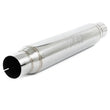 Load image into Gallery viewer, MBRP Universal Resonator 3in Inlet /Outlet 22in Body 26in Overall T304 - Side View