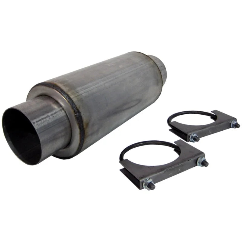 MBRP Universal Resonator 4 Inlet /Outlet 12 Body 18 Overall Aluminized - Main Product View