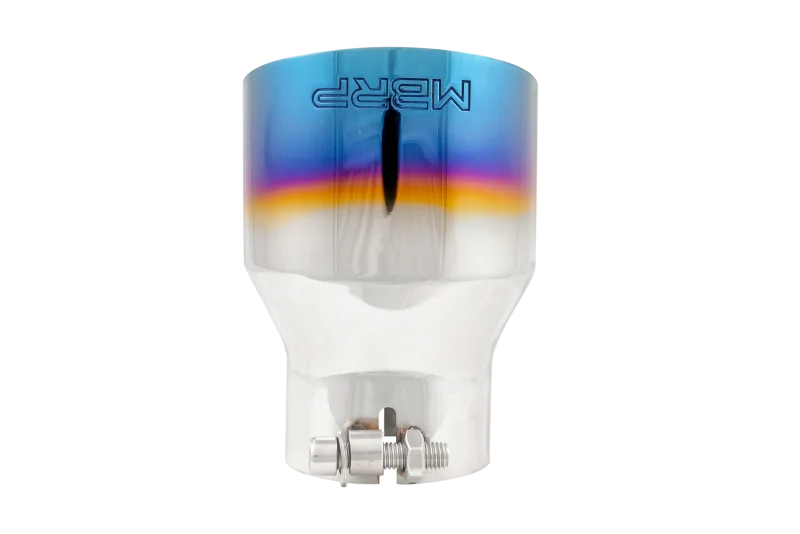 MBRP Universal Stainless Steel Dual Wall Tip 4.5in OD/3in Inlet/6.13in L - Back View