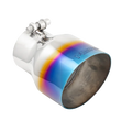 Load image into Gallery viewer, MBRP Universal Stainless Steel Dual Wall Tip 4.5in OD/3in Inlet/6.13in L - Installation View