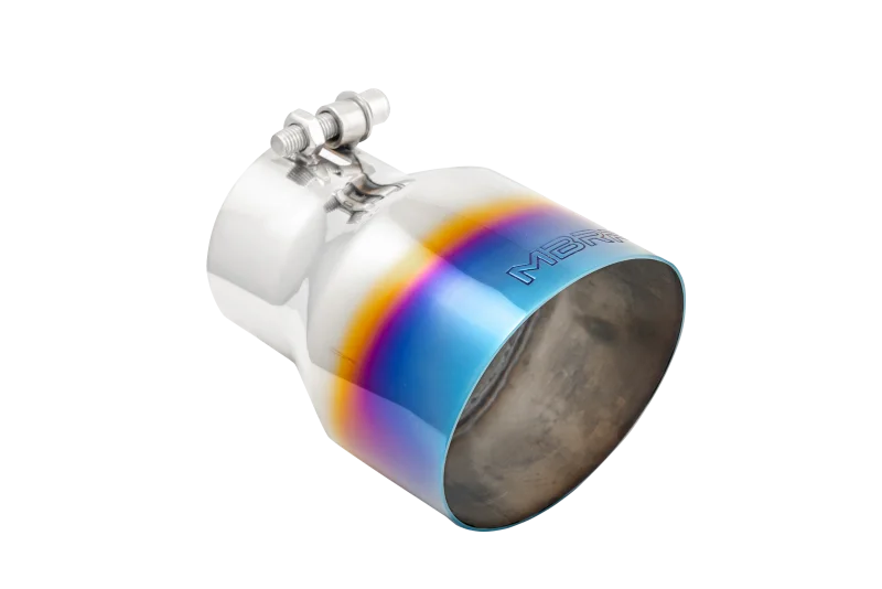 MBRP Universal Stainless Steel Dual Wall Tip 4.5in OD/3in Inlet/6.13in L - Installation View