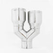 Load image into Gallery viewer, MBRP Universal T304 SS Dual Tip 3.5in OD/2.5in Inlet - Side View