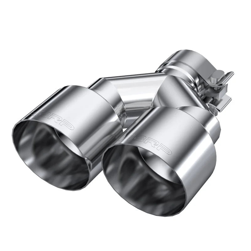 MBRP Universal T304 SS Dual Tip 4in OD/2.5in Inlet - Main Product View