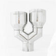 Load image into Gallery viewer, MBRP Universal T304 SS Dual Tip 4in OD/2.5in Inlet - Side View