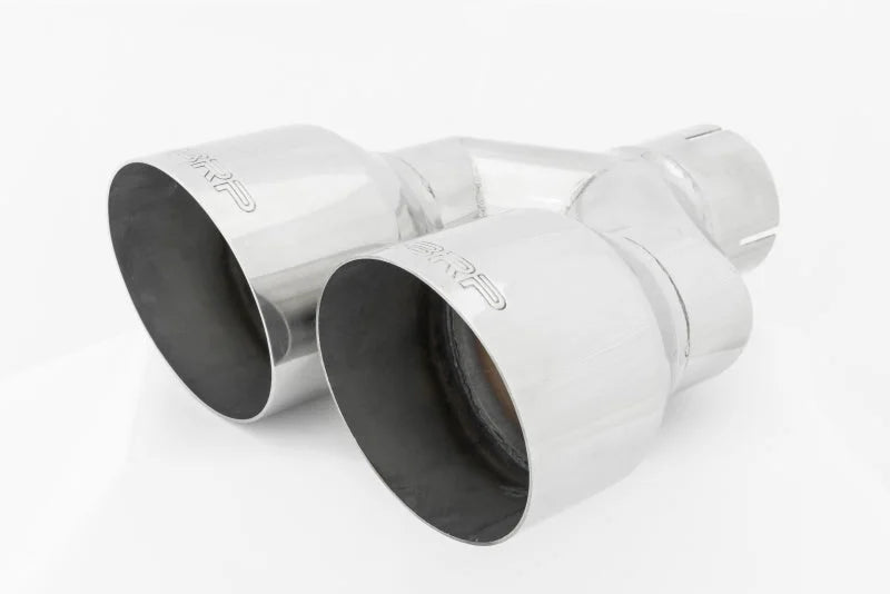 MBRP Universal T304 SS Dual Tip 4in OD/2.5in Inlet - Installation View