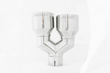 Load image into Gallery viewer, MBRP Universal T304 SS Dual Tip 4in OD/2.5in Inlet - Back View