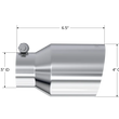 Load image into Gallery viewer, MBRP Universal T304 SS Tip 4in OD/2.5in Inlet/6.5in L - Back View
