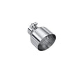 Load image into Gallery viewer, MBRP Universal T304 Stainless Steel Tip 2.5in ID / 5in OD Out / 6.5in Length Angle Cut Single Wall - Main Product View