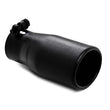 Load image into Gallery viewer, MBRP Universal Tip 2.5 O.D. Oval End 3.75 Inlet 10in length - Black Finish - Side View