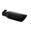 Load image into Gallery viewer, MBRP Universal Tip 3.5 O.D. Dual Wall Angled 2.5 inlet 12 length - Black Finish - Main Product View