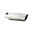 Load image into Gallery viewer, MBRP Universal Tip 3.5in OD 2.25in Inlet 12in L Angled Cut Rolled End Clampless No-Weld T304 - Main Product View