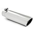 Load image into Gallery viewer, MBRP Universal Tip 3.5in OD 2.5in Inlet 12in L Angled Cut Rolled End Clampless No-Weld T304 - Main Product View