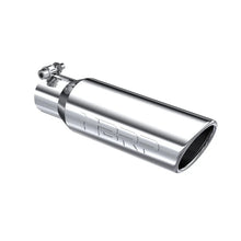 Load image into Gallery viewer, MBRP Universal Tip 3in O.D. Angled Rolled End 2 inlet 10 length - Main Product View