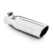 Load image into Gallery viewer, MBRP Universal Tip 3in O.D. Angled Rolled End 2 inlet 10 length - Side View