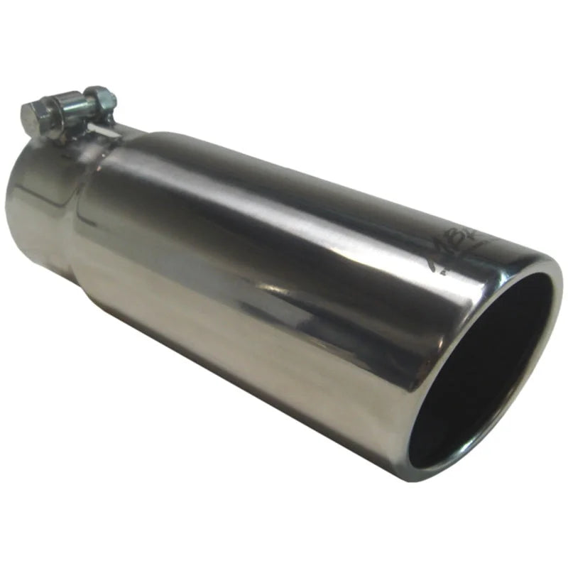 MBRP Universal Tip 3in O.D. Angled Rolled End 3 inlet 10 length - Main Product View