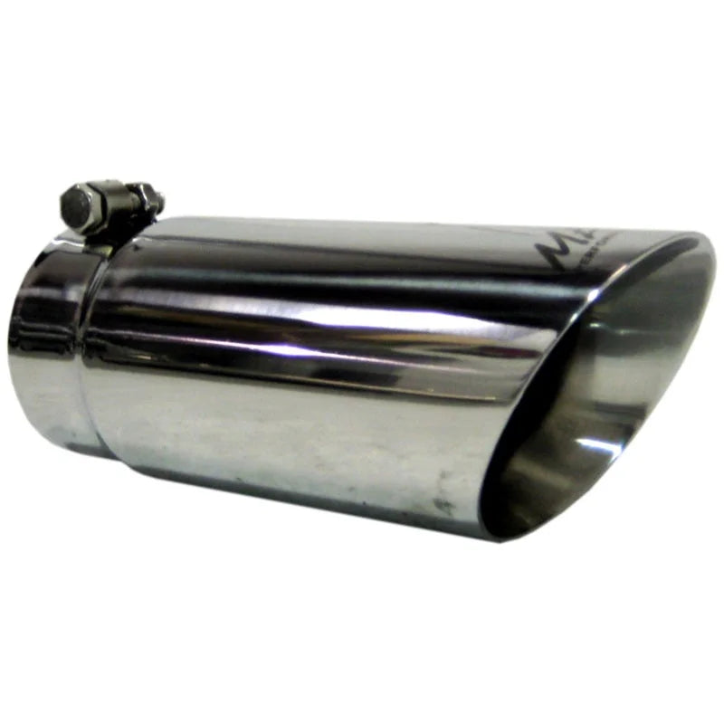MBRP Universal Tip 3in O.D. Dual Wall Angled 4 inlet 10 length - Main Product View