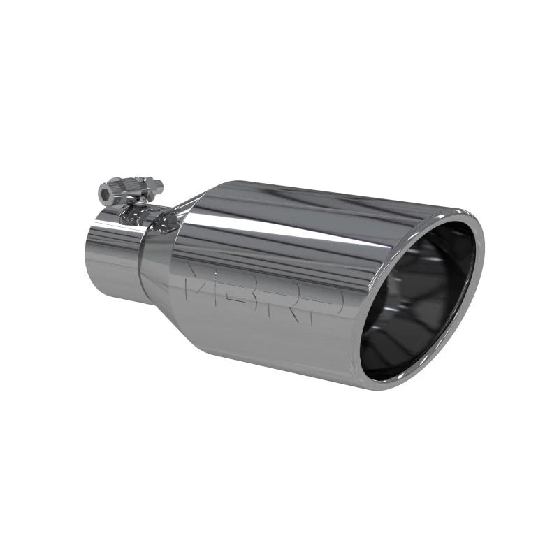 MBRP Universal Tip 4.5 O.D. Angle Rolled End 2.5 Inlet 11in Length - T304 - Main Product View