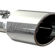 Load image into Gallery viewer, MBRP Universal Tip 4.5 O.D. Angle Rolled End 2.5 Inlet 11in Length - T304 - Side View