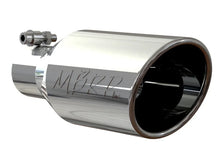Load image into Gallery viewer, MBRP Universal Tip 4.5 O.D. Angle Rolled End 2.5 Inlet 11in Length - T304 - Side View