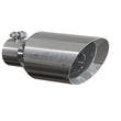 Load image into Gallery viewer, MBRP Universal Tip 4.5 O.D. Dual Walled Angled Rolled End 2.5 Inlet 12in Length - T304 - Main Product View