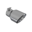 Load image into Gallery viewer, MBRP Universal Tip 4.5in O.D. Dual Wall Angled 3in inlet 8in length T304 - Side View