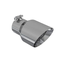 Load image into Gallery viewer, MBRP Universal Tip 4.5in O.D. Dual Wall Angled 3in inlet 8in length T304 - Side View