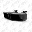 Load image into Gallery viewer, MBRP Universal Tip 4.75inx 3in Rectangle Angled Cut 3in O.D. inlet Pass. Side 7.375in length Black - Main Product View