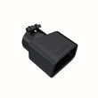 Load image into Gallery viewer, MBRP Universal Tip 4.75inx 3in Rectangle Angled Cut 3in O.D. inlet Pass. Side 7.375in length Black - Side View