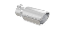 Load image into Gallery viewer, MBRP Universal Tip 4in OD 3in Inlet 10in Length Angled Rolled End T304 - Main Product View