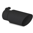 Load image into Gallery viewer, MBRP Universal Tip 4in OD 3in Inlet 10in Length Dual Wall Angled End Black - Main Product View