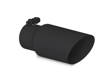 Load image into Gallery viewer, MBRP Universal Tip 4in OD 3in Inlet 10in Length Dual Wall Angled End Black - Main Product View