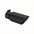 Load image into Gallery viewer, MBRP Universal Tip 4in OD 3in Inlet 10in Length Dual Wall Angled End Black - Side View