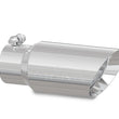 Load image into Gallery viewer, MBRP Universal Tip 4in OD 3in Inlet 10in Length Dual Wall Angled End T304 - Side View