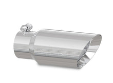Load image into Gallery viewer, MBRP Universal Tip 4in OD 3in Inlet 10in Length Dual Wall Angled End T304 - Side View