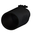 Load image into Gallery viewer, MBRP Universal Tip 4in O.D. Angled Rolled End 2.5in inlet 12in length Black - Side View