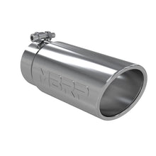 Load image into Gallery viewer, MBRP Universal Tip 4in O.D. Angled Rolled End 3 inlet 10 length - Main Product View