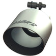 Load image into Gallery viewer, MBRP Universal Tip 4in O.D. Dual Wall Angled 2.5in inlet 8in length T304 - Side View