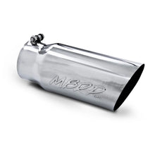 Load image into Gallery viewer, MBRP Universal Tip 5 O.D. Angled Single Walled 4 inlet 12 length - Main Product View