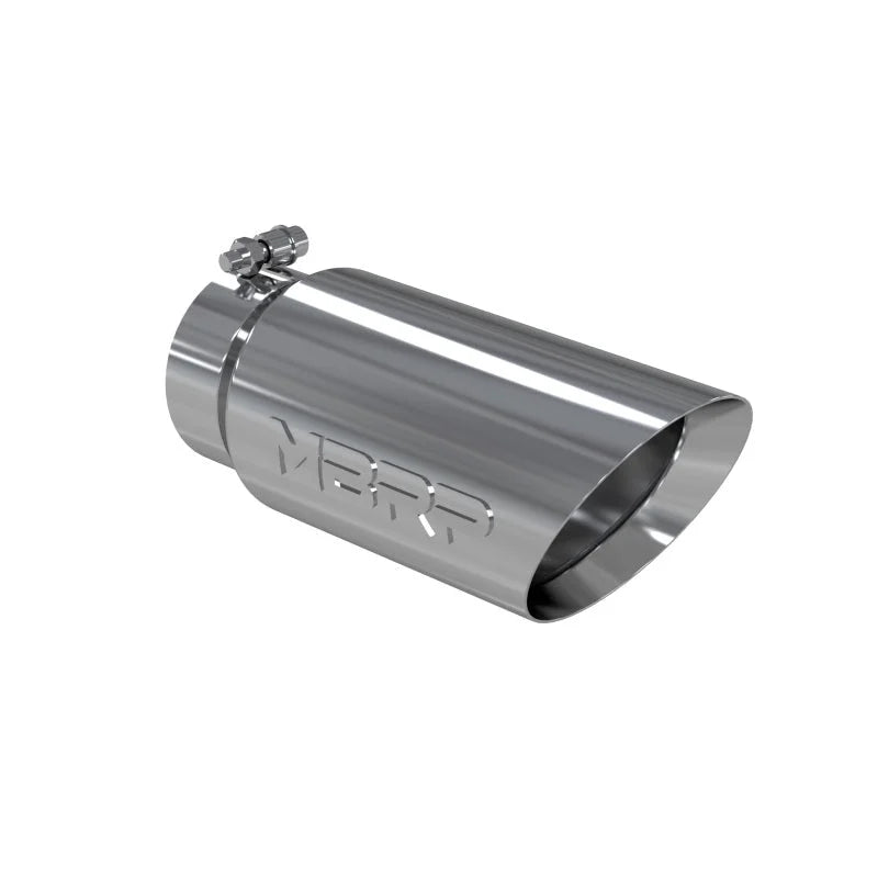 MBRP Universal Tip 5 O.D. Dual Wall Angled 4 inlet 12 length - Main Product View