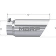 Load image into Gallery viewer, MBRP Universal Tip 5 O.D. Dual Wall Angled 4 inlet 12 length - Detail View